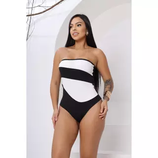 Body Bicolor Blogueirinha Tomara que Caia Anaruga Tendencia 2024