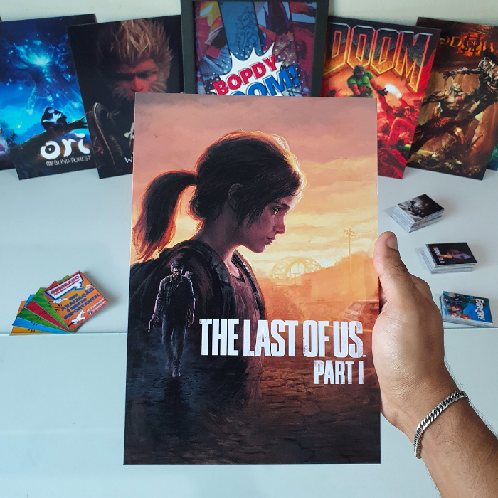 The Last of Us Part 1Placa decorativa mdf quadro decoração presente / Jogos / Games / Setup Gamer