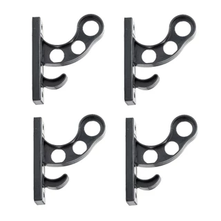 Kit 04 Suporte de Capacete Parede Com Gancho Mochila Reforçado