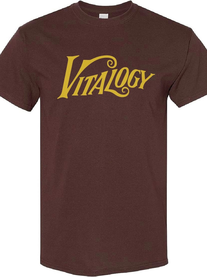 Camiseta Pearl Jam Vitalogy Marrom | Shopee Brasil