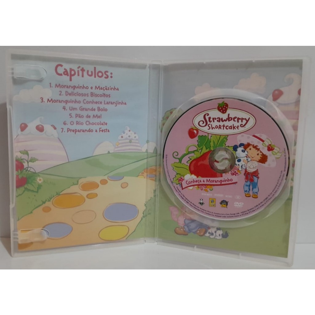 DVD Original Filme Infantil Conheça a Moranguinho - Strawberry