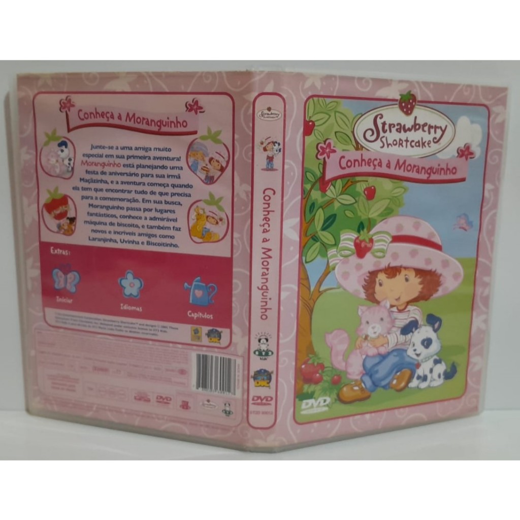 DVD Original Filme Infantil Conheça a Moranguinho - Strawberry