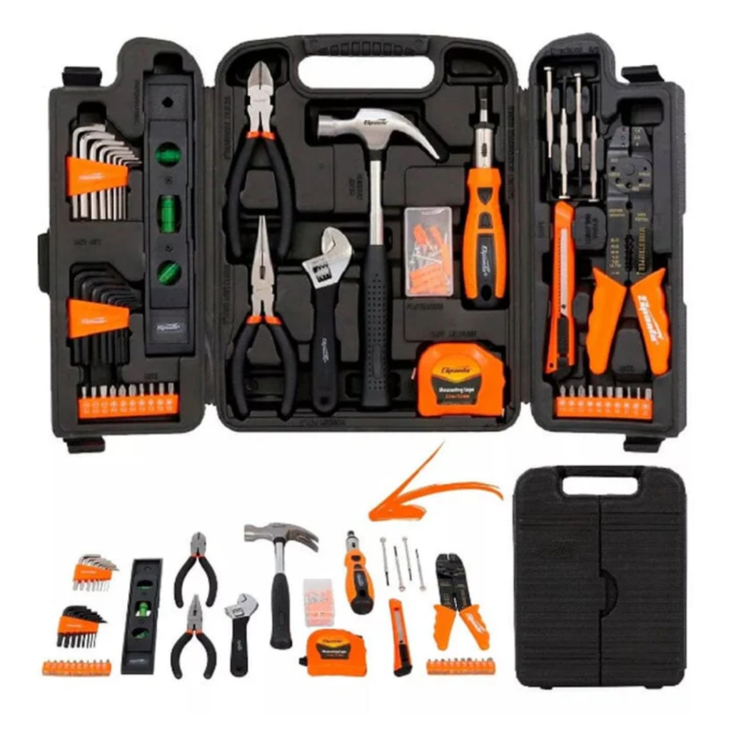 KIT DE FERRAMENTAS 129 PCS SPARTA