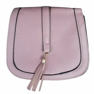 Bolsa Transversal Feminina Simples Em Zíper Fechado