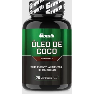 Óleo de Coco 1000mg - 75 Cápsulas - Growth Supplements