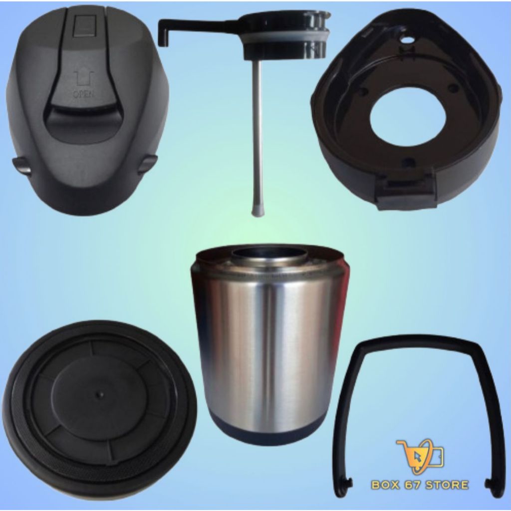 Peças Reparos Para Garrafa Térmica 2,5L, 3,0L, 4,0L Reposição De Peças Tampa Alça Base Canudo