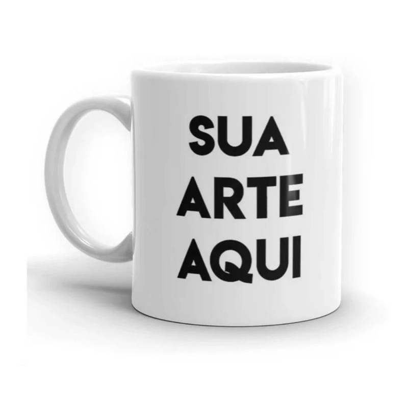 Caneca Personalizada Sua Foto Ou Logo Aqui 325 ml