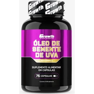 Óleo de Semente de Uva - 75 Cápsulas - Growth Supplements