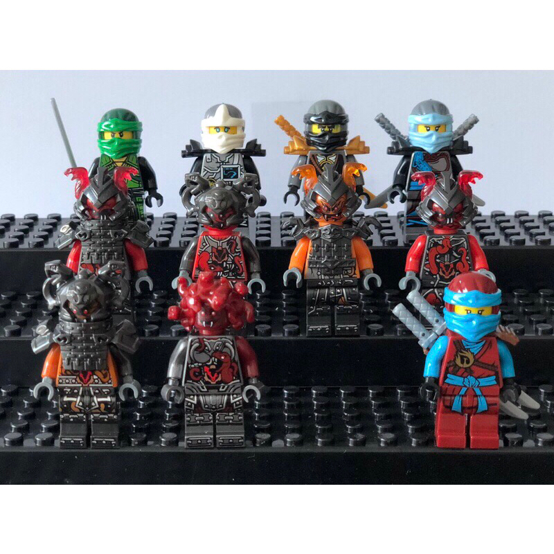 Minifiguras Bonecos Ninjago The Hands of Time Day of the Departed Kai Jay Nya Cole Zane Lloyd