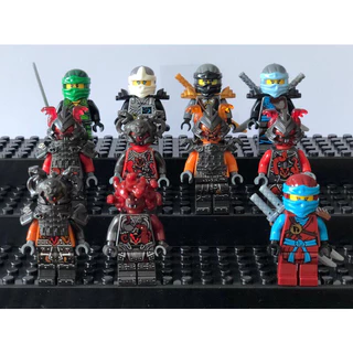 Minifiguras Bonecos Ninjago The Hands of Time Day of the Departed Kai Jay Nya Cole Zane Lloyd