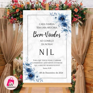 Placa Decorativa Para Recepção Casamento Personalizado Iniciais Dos Noivos