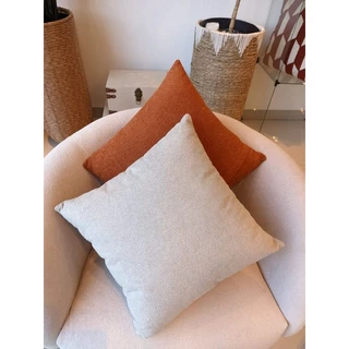 Capa de almofada sala 45x45 cm em Tecido Bouclê - Elegância e Conforto para Seu Ambiente