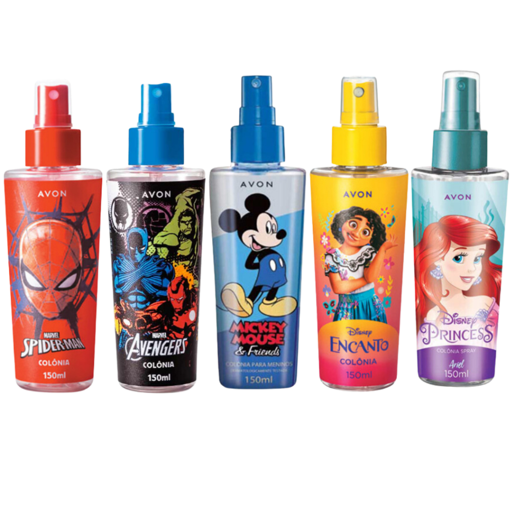 Perfume Colônia Infantil Disney e Marvel 150ml Avon: Homem Aranha ...