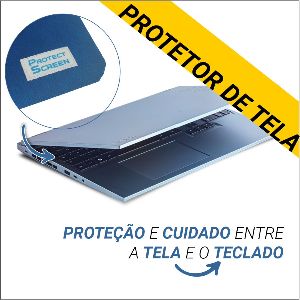 Protetor de tela led notebook, macbook, mac air 14'' á 15,5'' Kit com ...