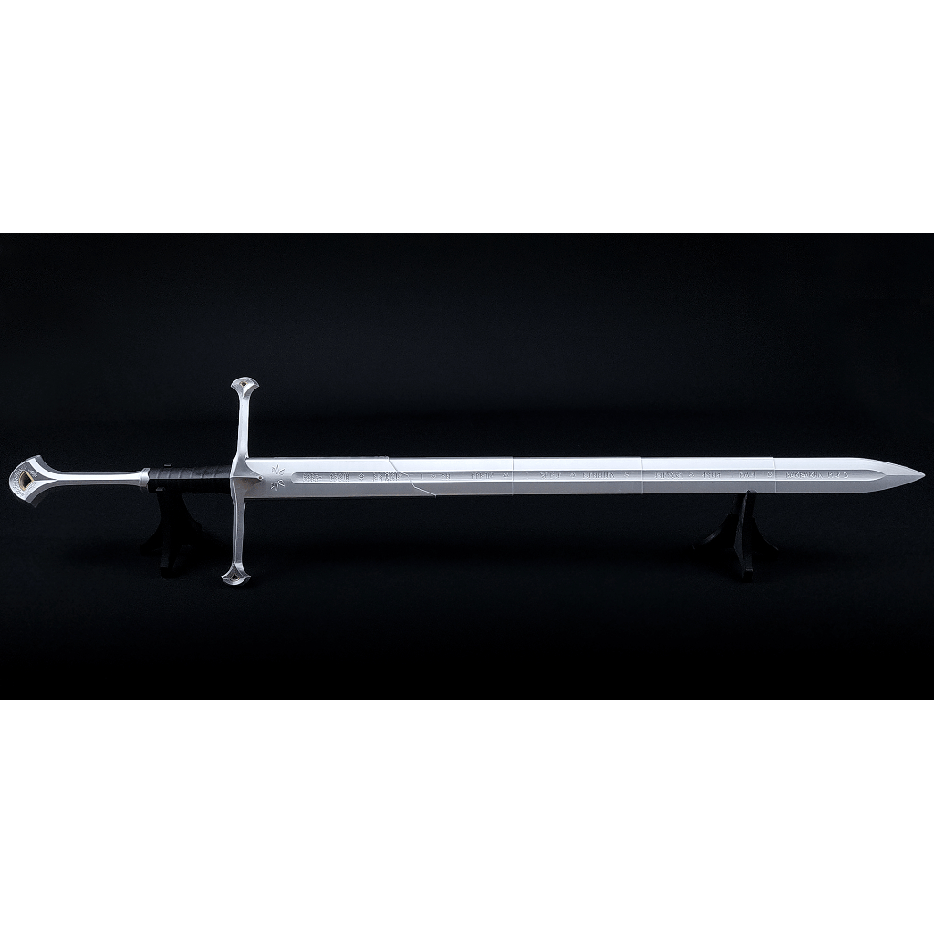 Espada Aragorn (Anduril / Narsil) - LOTR | Modelo Expansível, Impressão 3D, Não Cortante