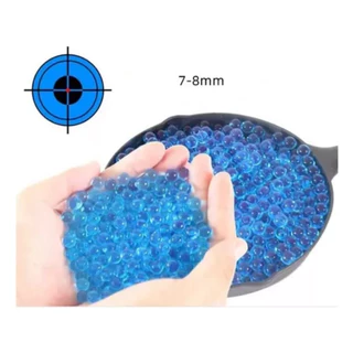 Bolinha de Gel para Arminha de Brinquedo 7-8mm Orbes de Gel Bola Cresce na Água entrega rapida