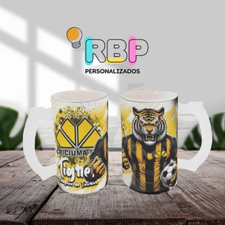 Caneca de Chopp Personalizada Mascote Guerreiro - Criciúma