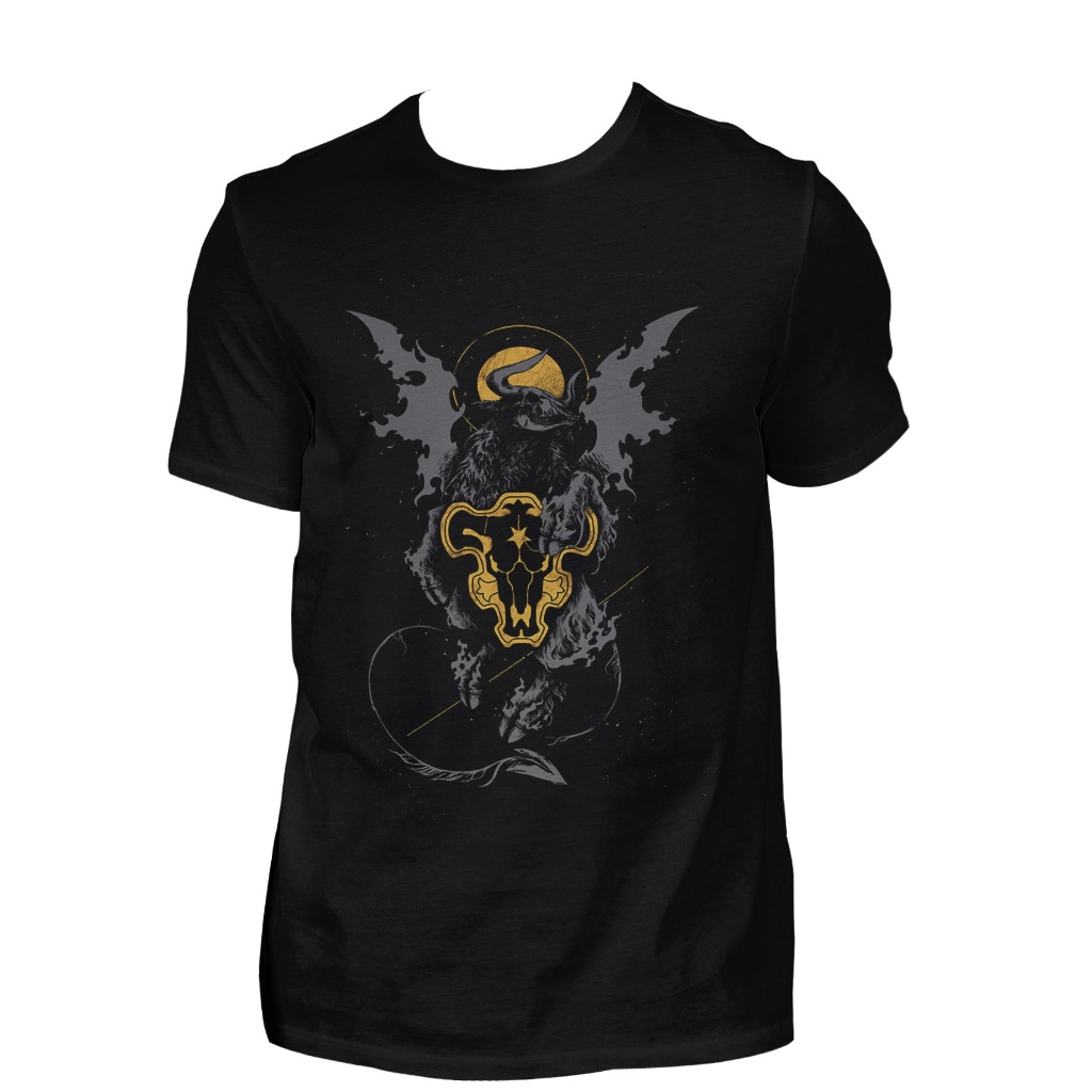Camiseta Unissex Black Clover Black Bulls Bc21