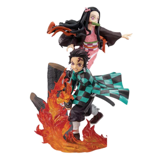 Action Figure Kimetsu No Yaiba Tanjiro E Nezuko Xross Link Sega