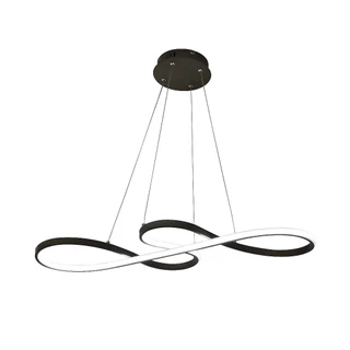 Lustre Pendente Led Design Moderno 3 Em 1 Bivolt Cor Grafite