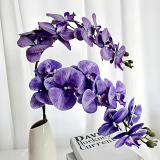Galho Flor Orquídea Artificial P/ Decoração Casamento, Arranjos, Decorar Festas e casa
