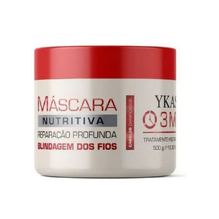 Máscara de Nutrição Ykas 3 Minutos - 500gr BG Cosméticos