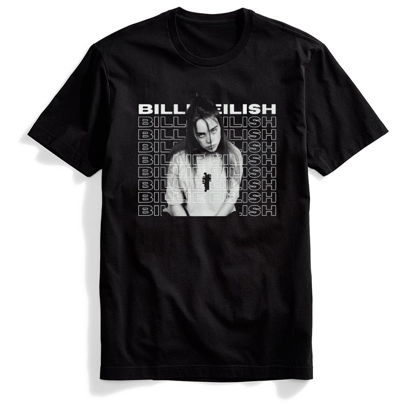 Camiseta Billie Elish camisa de Algodão fã club