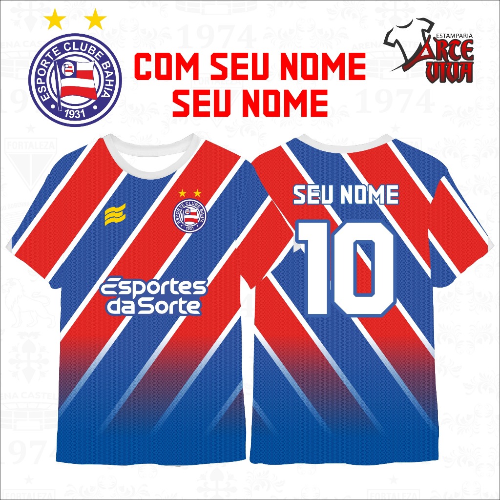 CAMISA ESPORTE CLUBE BAHIA BRASILEIRÃO 2024