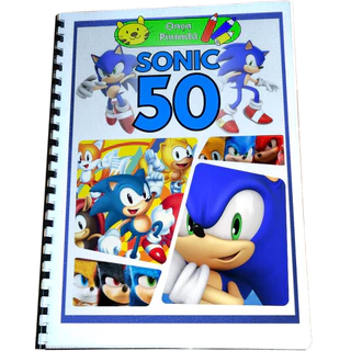 Kit 50 Desenhos Para Colorir Sonic, Folhas A4, 2 desenho por folha, o melhor da shopee em Oferta na Shopee