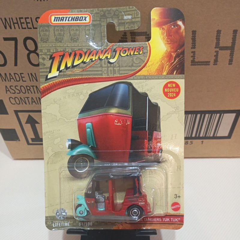 Matchbox Indiana Jones MBX Tangiers Tuk Tuk (1:64) – Druckguss-Modell Aus Dem Film 2024 – Sammlerstück Für Fans & Sammler