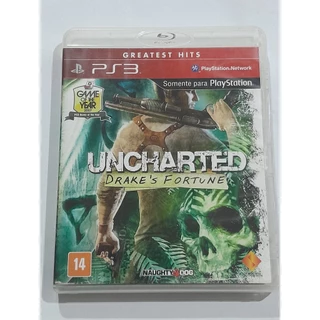 Uncharted Drakes Fortune p/ Playstation 3 PS3 Mídia Física