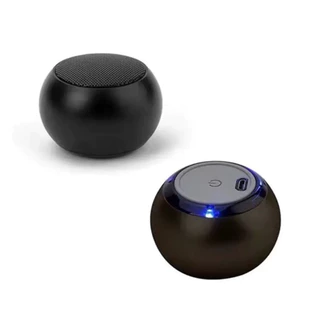 Mini Caixinha De Som De Metal Bluetooth Amplificada de 3W Potente