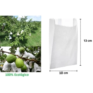 Sacos De Celulose Para Proteção De Frutas 13 X 10cm Goiaba, Ameixa, Tomate, Manga, Pêssego