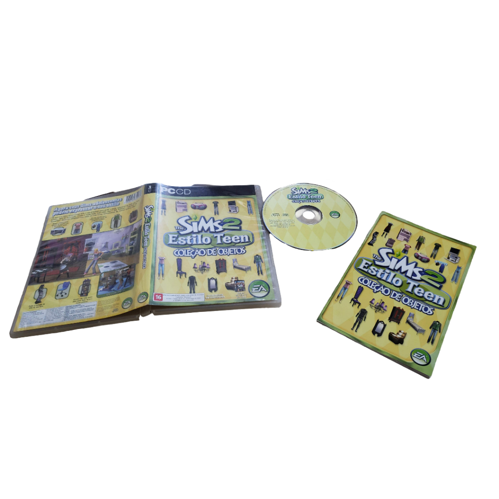 Cd-rom Pc The Sims 2 Estilo Teen Coleção De Objetos pra pc. | Shopee Brasil