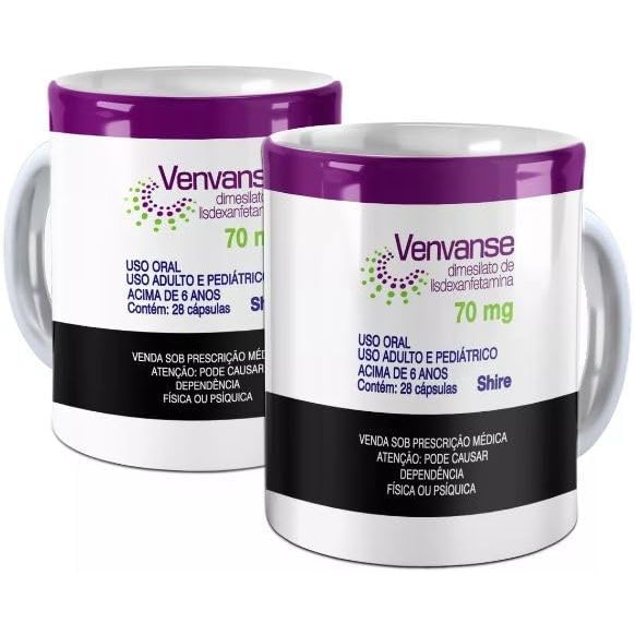 Caneca Personalizada Remédio Venvanse Engraçada Presente Porcelana - 325ml