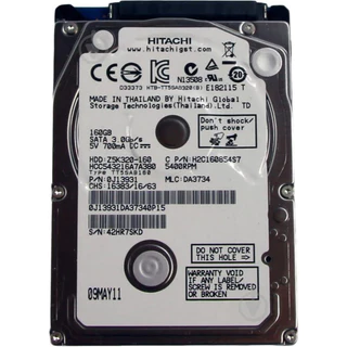HDD Interno Sata 2,5 160gb Sata Iii 5400 Rpm Hitachi, Hd Interno