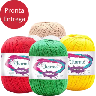 Fio Charme Circulo 396m Linha Charme Círculo em Oferta na Shopee