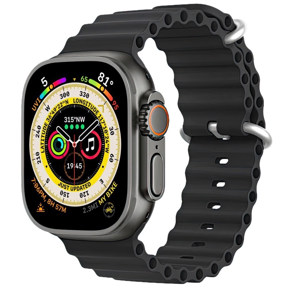 Smartwatch Serie X9+ Ultra2 - Relógio Inteligente 49mm com 02 pulseiras - Amoled NFC
