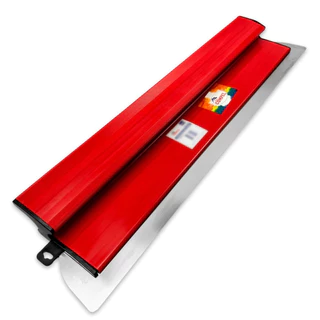 Desempenadeira 60cm Aço Inox com Lâmina Flexível Lisa Para Massa Corrida com Troca de Lâmina