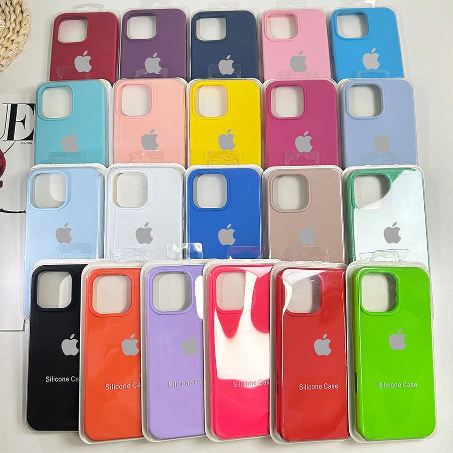 Capa de telefone resistente a quedas de silicone líquido simples premium para iPhone 15 15 pro 15pro max 15 plus Capa de telefone de celebridade na Internet