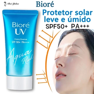 Biore Uv Sunscreen Aqua Rich Watery Essence/Gel Rich Water Fps 50+ Pa Protetor Solar Importado Do Japão 50g