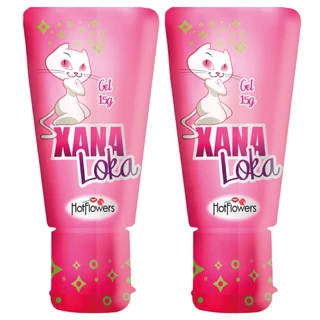 Kit 02 Xana Loka Gel Excitante Feminino 15g Hotflowers Sex Shop