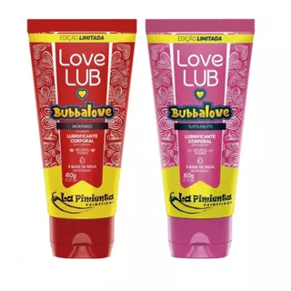 Kit Lubrificante Bubbalove Beijável 60g SEX SHOP em Oferta na Shopee