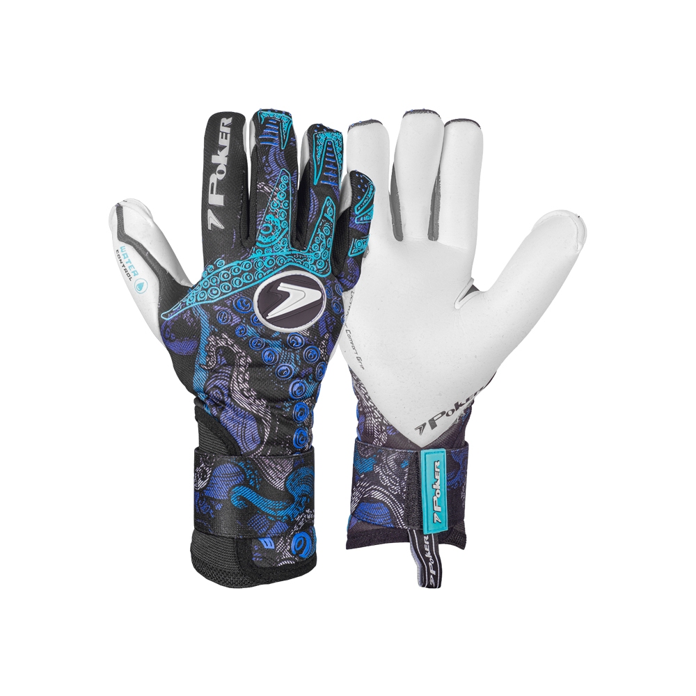 Luva Goleiro Campo Poker Water Control Super Pro 01059 | Shopee Brasil