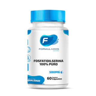 Fosfatidilserina 500mg 60 Cápsulas - 100% PURO