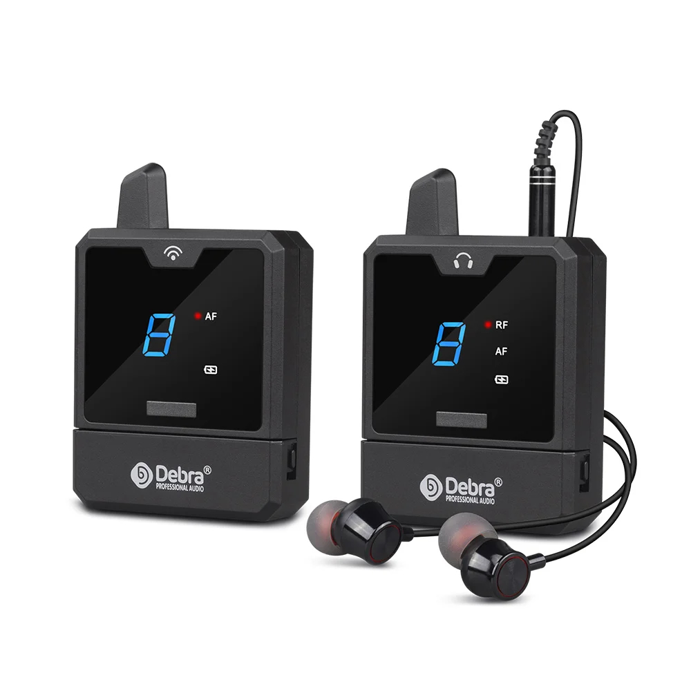 Retorno Sem Fio In Ear Profissional DEBRA ER MINI para Palcos/Igrejas/Estúdios