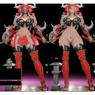 Samurai Girl +18 Impressora 3D