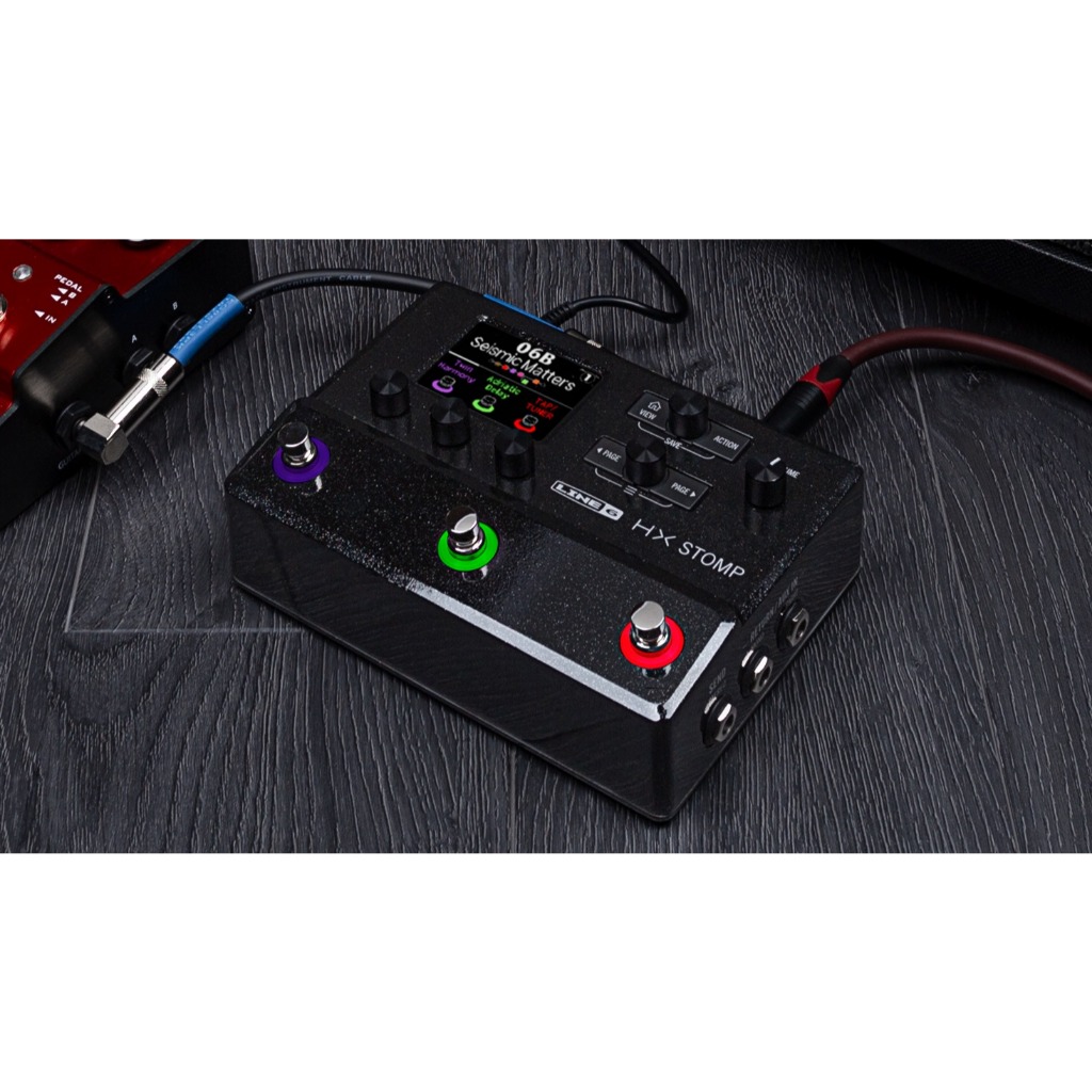 Pedal de efeito Line 6 Helix HX STOMP - preto - Pedal de
