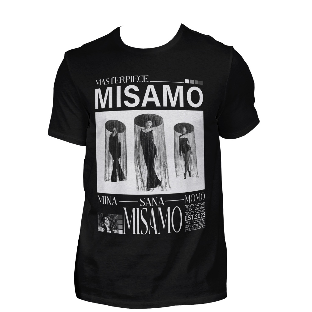 MISAMO , TWICE Tシャツ Camiseta Unissex Twice Misamo Tw18 | Shopee Brasil