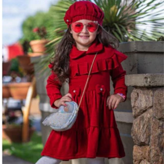 Vestido shops inverno infantil 2018